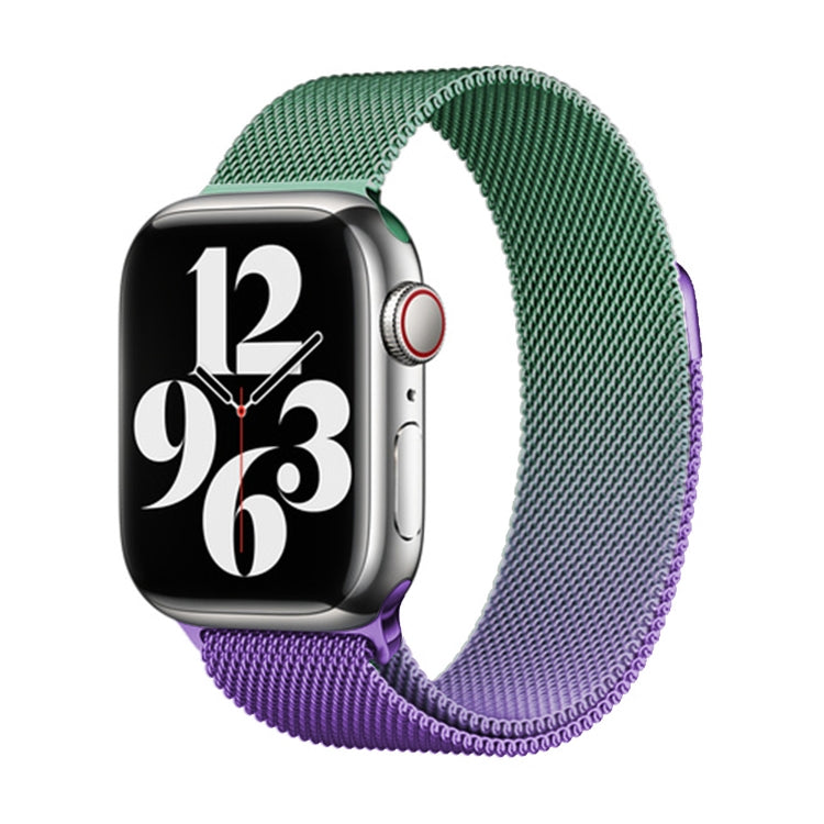 For Apple Watch Ultra 49mm Milan Gradient Loop Magnetic Buckle Watch Band(Violet Orchid) - Watch Bands by PMC TechLife | Online Shopping South Africa | PMC TechLife