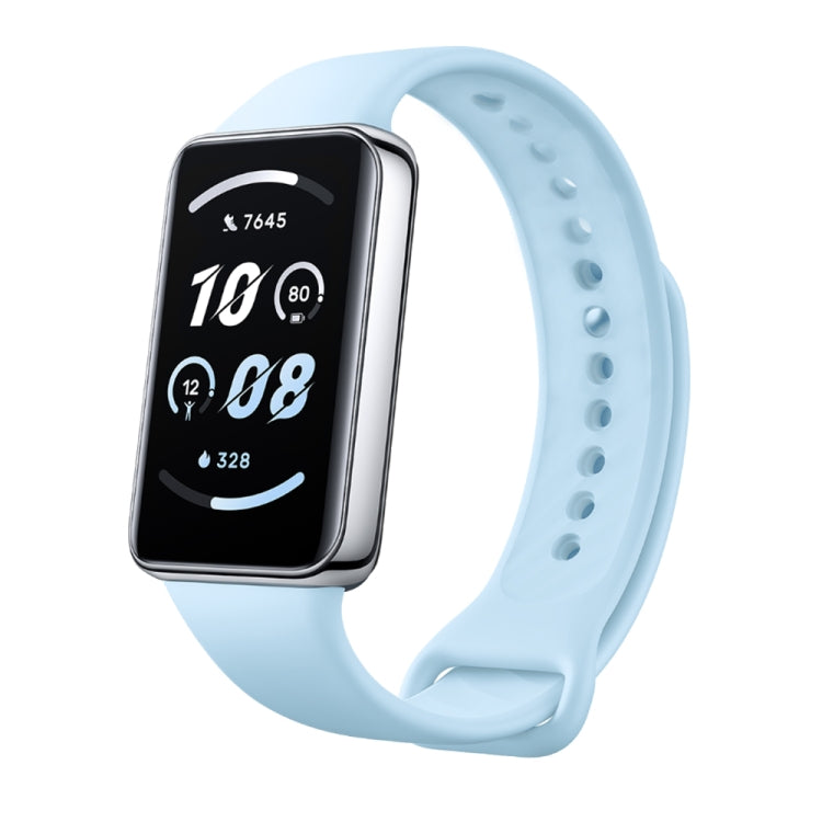 For Honor Band 9 Solid Color Silicone Watch Band(Light Blue) - free shipping - PMC TechLife - Order now!