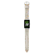 For Samsung Galaxy Fit 3 Woolen Leather Watch Band(Starlight)