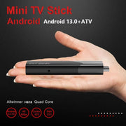 M98-Y10 Allwinner H618 Quad-Core ARM Cortex A53 6K HD Android TV Stick, RAM:2GB+16GB(UK Plug)