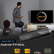 M98-Y10 Allwinner H618 Quad-Core ARM Cortex A53 6K HD Android TV Stick, RAM:2GB+16GB(UK Plug)