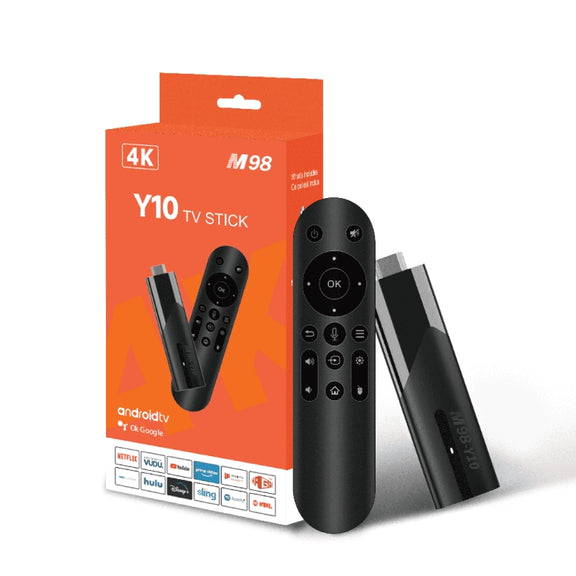 M98-Y10 Allwinner H618 Quad-Core ARM Cortex A53 6K HD Android TV Stick, RAM:2GB+16GB(UK Plug)