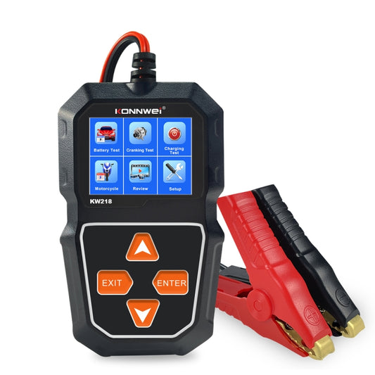 KONNWEI KW218 2.4 inch Color Screen Car Battery Tester(Black) - free shipping - PMC Jewellery - Order now!