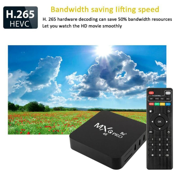 MXQ Pro RK3228A Quad-Core CPU 4K HD Network Set-Top Box, RAM:2GB+16GB(EU Plug) - RK3228A by PMC TechLife | Online Shopping South Africa | PMC TechLife | Buy Now Pay Later Mobicred