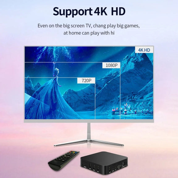 MXQ Pro RK3228A Quad-Core CPU 4K HD Network Set-Top Box, RAM:2GB+16GB(EU Plug)