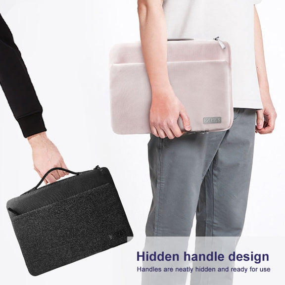ZGA BG-01 Water-resistant Laptop Handbag, Size:16 inch(Grey)