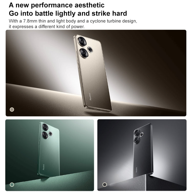 Xiaomi Redmi Turbo 3, 12GB+256GB, 6.67 inch Xiaomi HyperOS Snapdragon 8s Gen 3 Octa Core 3.0GHz, NFC, Network: 5G, Support Google Play(Black) - free shipping - PMC TechLife - Order now!