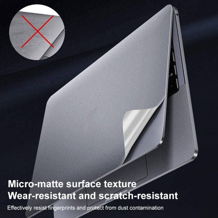 For MacBook Air 13.3 inch 2020 ZGA 5 in 1 Laptop All-round Protective Film(Gold)