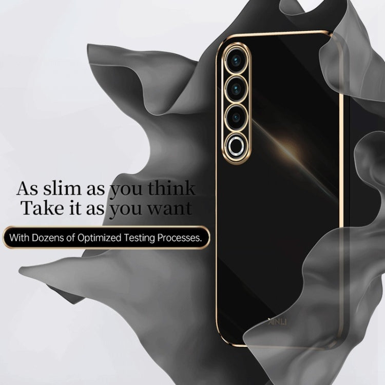 For Meizu 20 Pro 5G XINLI Straight Edge 6D Electroplate TPU Phone Case(Pink)