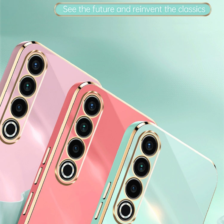 For Meizu 20 Pro 5G XINLI Straight Edge 6D Electroplate TPU Phone Case(Pink)