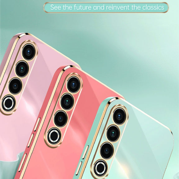 For Meizu 20 Pro 5G XINLI Straight Edge 6D Electroplate TPU Phone Case(White)