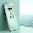 For Nothing Phone 2A XINLI Straight Edge 6D Electroplate TPU Phone Case with Ring Holder(Mint Green) - free shipping - PMC TechLife - Order now!