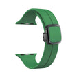 For Apple Watch Ultra 2 49mm Magnetic Square Buckle Silicone Watch Band(Alfalfa) - Watch Bands by PMC TechLife | Online Shopping South Africa | PMC TechLife