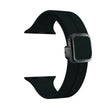 For Apple Watch SE 40mm Magnetic Square Buckle Silicone Watch Band(Black) - free shipping - PMC TechLife - Order now!