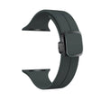 For Apple Watch SE 40mm Magnetic Square Buckle Silicone Watch Band(Dark Grey) - free shipping - PMC TechLife - Order now!