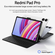 Xiaomi Redmi Pad Pro 12.1 inch Tablet PC, 6GB+128GB, HyperOS Qualcomm Snapdragon 7s Gen2 Octa Core, 10000mAh Battery(Dark Grey)