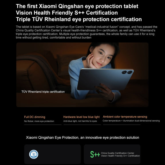 Xiaomi Redmi Pad Pro 12.1 inch Tablet PC, 8GB+128GB, HyperOS Qualcomm Snapdragon 7s Gen2 Octa Core, 10000mAh Battery(Dark Grey)