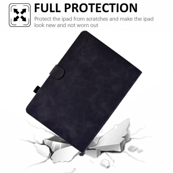 For Lenovo Tab M11 / Xiaoxin Pad 11 2024 Smile Embossed Smart Leather Tablet Case(Black)