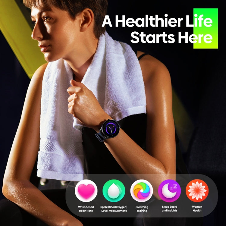 Zeblaze Btalk 2 Lite 1.39 inch Screen IP68 Smart Watch Supports Voice Calling / Health Monitoring(Black) - free shipping - PMC Jewellery - Order now!