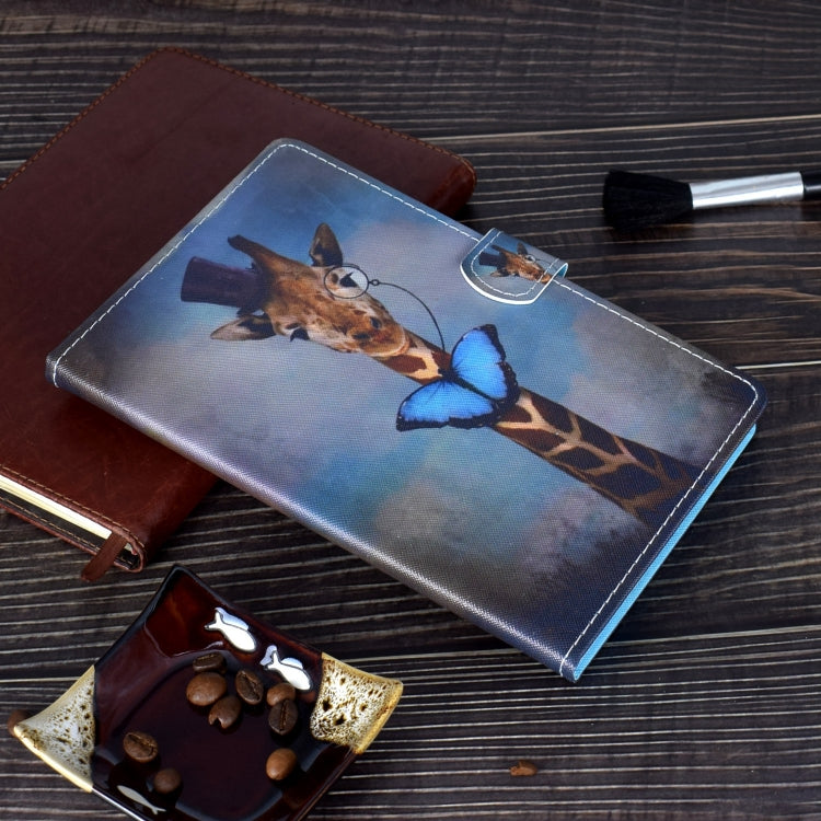 For Lenovo Tab M11 / Xiaoxin Pad 11 2024 Colored Drawing Sewing Pen Slot Leather Tablet Case(Deer Head) - free shipping - PMC TechLife - Order now!
