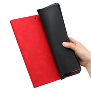 For iPad Pro 11 2024 Coconut Tree Embossed Smart Leather Tablet Case(Red)
