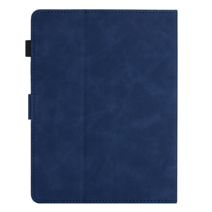For 10 inch Universal Coconut Tree Embossed Leather Tablet Case(Blue) - 10 - 11 inch by PMC Jewellery | Online Shopping South Africa | PMC Jewellery | Buy Now Pay Later Mobicred