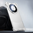 For Huawei Mate 60 Frameless Metal Corner Pad Phone Case with Lens Film(Silver) - Huawei Cases by PMC TechLife | Online Shopping South Africa | PMC TechLife | Buy Now Pay Later Mobicred
