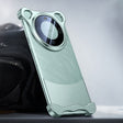 For Huawei Mate 60 Frameless Metal Corner Pad Phone Case with Lens Film(Green) - Huawei Cases by PMC TechLife | Online Shopping South Africa | PMC TechLife | Buy Now Pay Later Mobicred