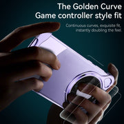 For Huawei Mate 60 Frameless Metal Corner Pad Phone Case with Lens Film(Purple)