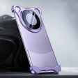 For Huawei Mate 60 Pro+ Frameless Metal Corner Pad Phone Case with Lens Film(Purple) - Huawei Cases by PMC TechLife | Online Shopping South Africa | PMC TechLife | Buy Now Pay Later Mobicred