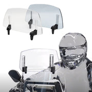 For Kawasaki / Honda / BMW / Yamaha Motorcycle Adjustable Windshield(Transparent)