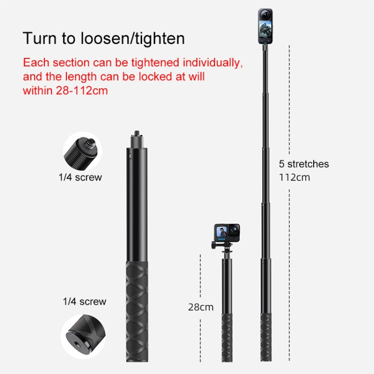 10 in 1 Crabs Selfie Stick Motorcycle Clamps Handlebar Fixed Mount - Holder by PMC TechLife | Online Shopping South Africa | PMC TechLife | Buy Now Pay Later Mobicred