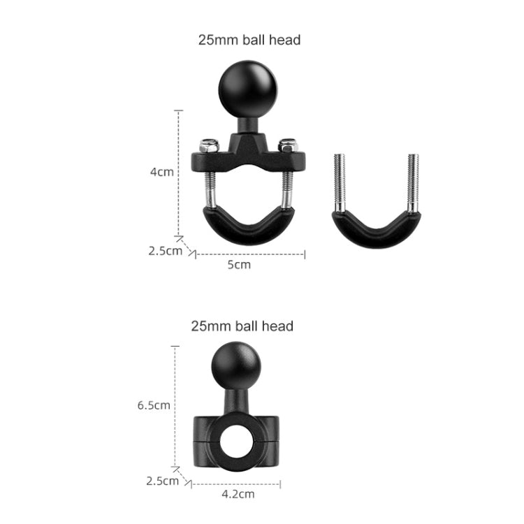 10 in 1 Crabs Selfie Stick Motorcycle Clamps Handlebar Fixed Mount