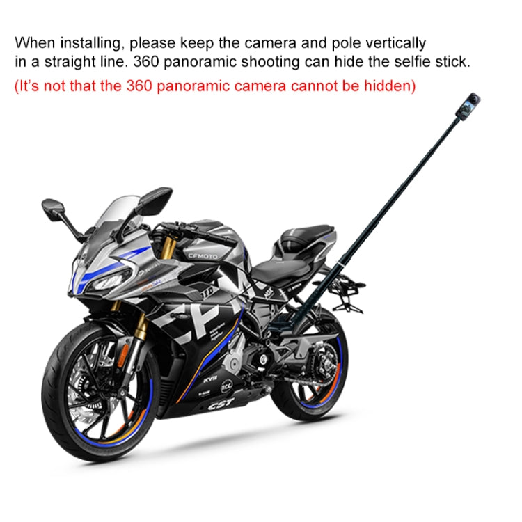 9 in 1 Dual-Link Crabs Selfie Stick Kit Motorcycle Clamps Handlebar Fixed Mount - Holder by PMC TechLife | Online Shopping South Africa | PMC TechLife | Buy Now Pay Later Mobicred