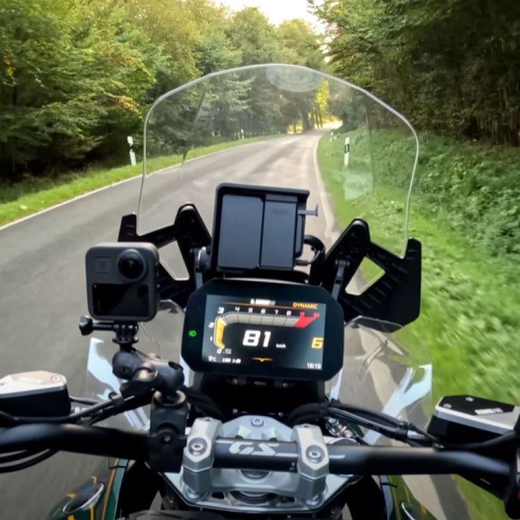 For BMW R1300GS Motorcycle Side Air Deflector Windshield(Black) - Ornamental Parts by PMC TechLife | Online Shopping South Africa | PMC TechLife | Buy Now Pay Later Mobicred