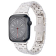 For Apple Watch SE 2022 40mm Double T Stainless Steel Watch Band(Starlight) - Watch Bands by PMC TechLife | Online Shopping South Africa | PMC TechLife