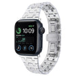 For Apple Watch SE 44mm Double T Stainless Steel Watch Band(Silver) - Watch Bands by PMC TechLife | Online Shopping South Africa | PMC TechLife