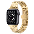 For Apple Watch Series 6 40mm Double T Stainless Steel Watch Band(Gold) - free shipping - PMC TechLife - Order now!