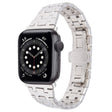 For Apple Watch Series 6 40mm Double T Stainless Steel Watch Band(Starlight) - Watch Bands by PMC TechLife | Online Shopping South Africa | PMC TechLife