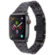 For Apple Watch Series 4 40mm Double T Stainless Steel Watch Band(Black) - Watch Bands by PMC TechLife | Online Shopping South Africa | PMC TechLife