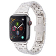 For Apple Watch Series 4 40mm Double T Stainless Steel Watch Band(Starlight) - Watch Bands by PMC TechLife | Online Shopping South Africa | PMC TechLife