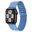 For Apple Watch SE 2023 44mm Bamboo Stainless Steel Magnetic Watch Band(Blue) - free shipping - PMC TechLife - Order now!