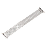 For Apple Watch SE 2023 44mm Bamboo Stainless Steel Magnetic Watch Band(Starlight)