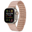 For Apple Watch Ultra 2 49mm Bamboo Stainless Steel Magnetic Watch Band(Rose Gold) - free shipping - PMC TechLife - Order now!