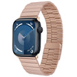 For Apple Watch Series 9 41mm Bamboo Stainless Steel Magnetic Watch Band(Rose Gold) - free shipping - PMC TechLife - Order now!