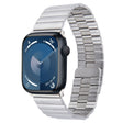 For Apple Watch Series 9 41mm Bamboo Stainless Steel Magnetic Watch Band(Sliver) - free shipping - PMC TechLife - Order now!