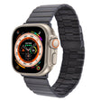 For Apple Watch Ultra 49mm Bamboo Stainless Steel Magnetic Watch Band(Black) - free shipping - PMC TechLife - Order now!