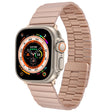 For Apple Watch Ultra 49mm Bamboo Stainless Steel Magnetic Watch Band(Rose Gold) - free shipping - PMC TechLife - Order now!