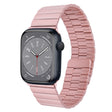 For Apple Watch Series 8 41mm Bamboo Stainless Steel Magnetic Watch Band(Pink) - free shipping - PMC TechLife - Order now!