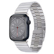 For Apple Watch Series 8 45mm Bamboo Stainless Steel Magnetic Watch Band(Sliver) - free shipping - PMC TechLife - Order now!